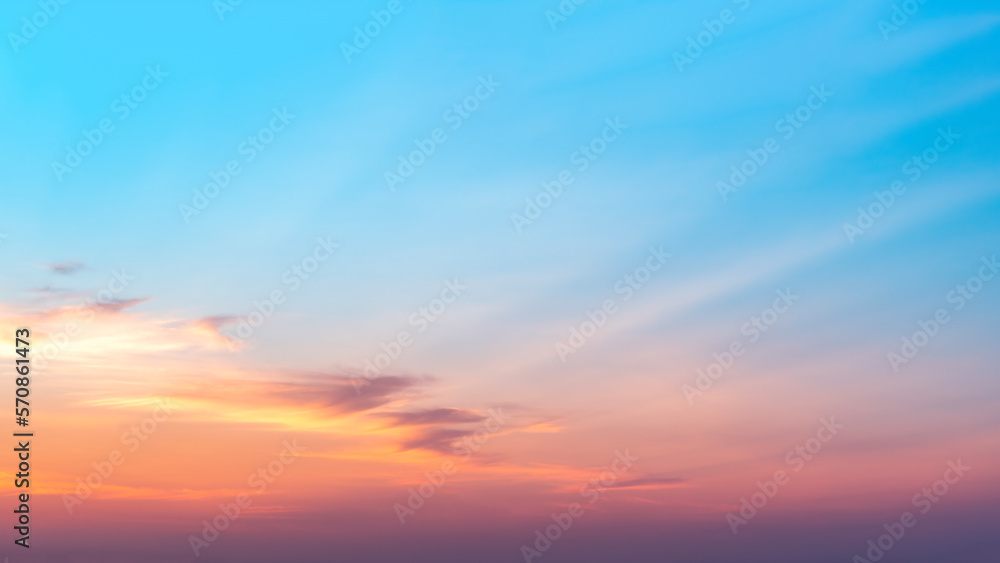 Sky sunset cloud color background