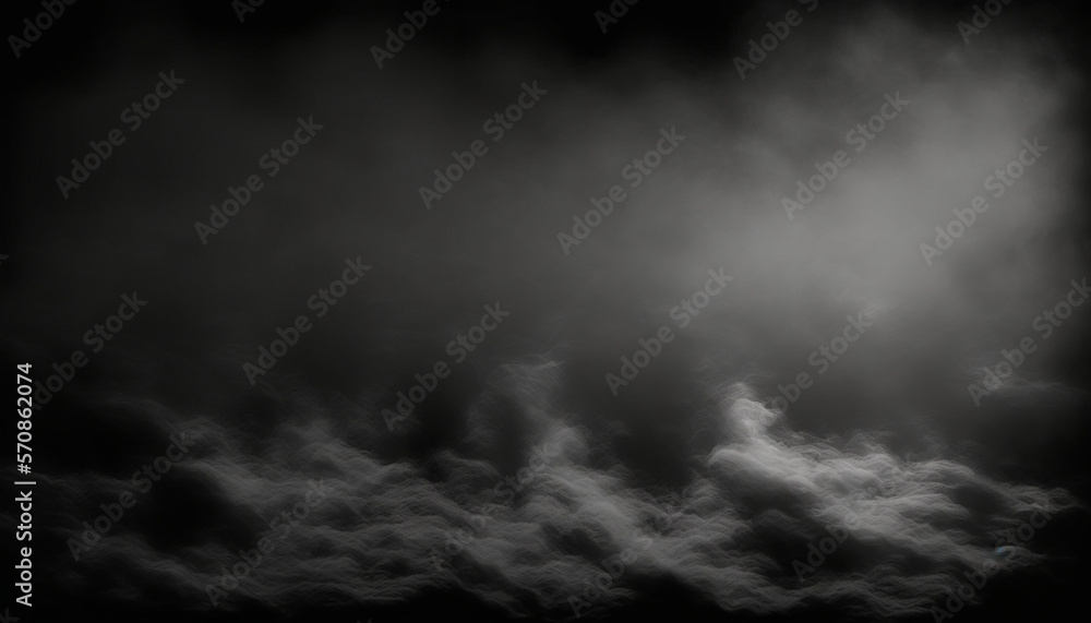 Smoke on black background, Smoke texture, Generative ai Smoke on black background, Smoke texture, Generative ai