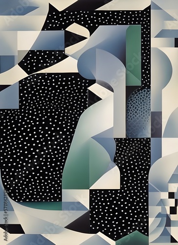 Abstract Composition. Generative AI.
