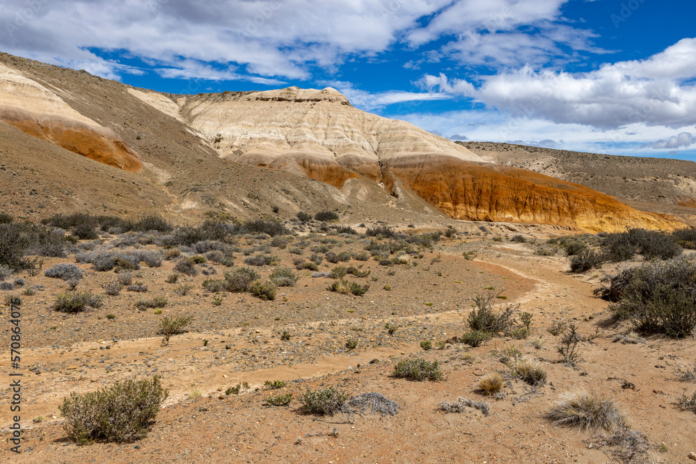 Beautiful Tierra de Colores in Parque Patagonia in Argentina, South America