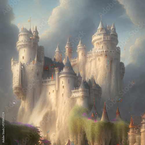 castle in the night