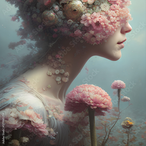 the girl in the garden