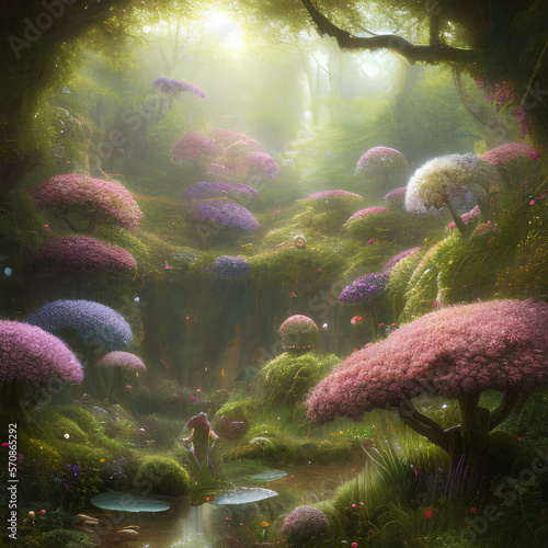 underwater scene with reef