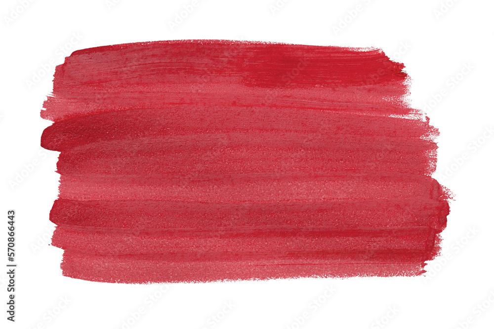 Fototapeta premium Ruddy brush isolated on transparent background, Scarlet Sage red brush, png