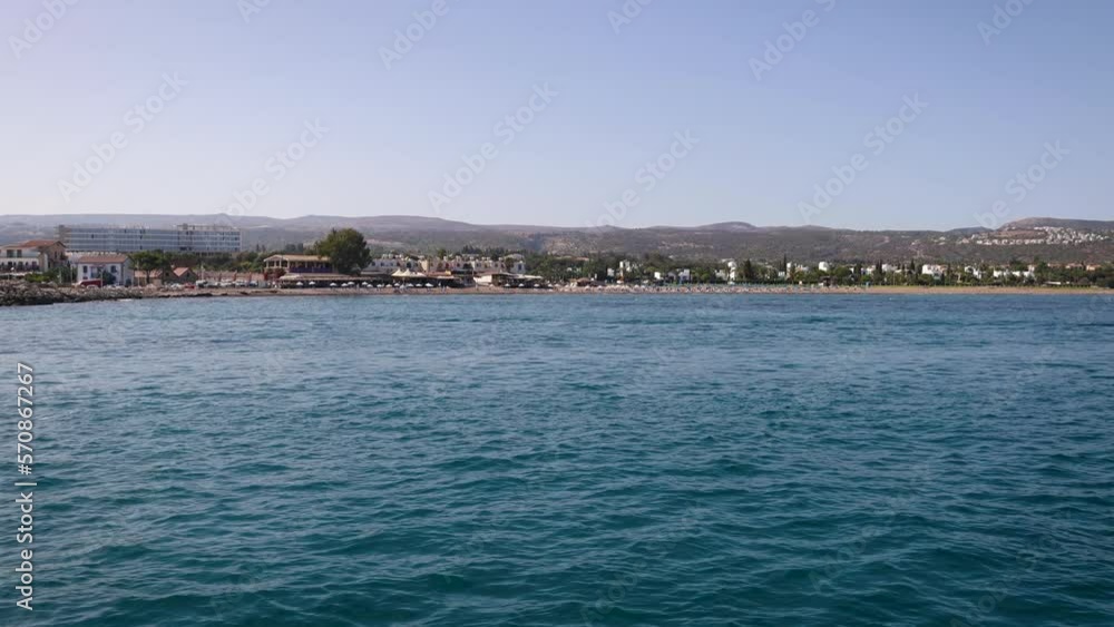 Harbor in Latchi commune, part of Polis city in Cyprus island country Harbor in Latchi commune, part of Polis city in Cyprus island country