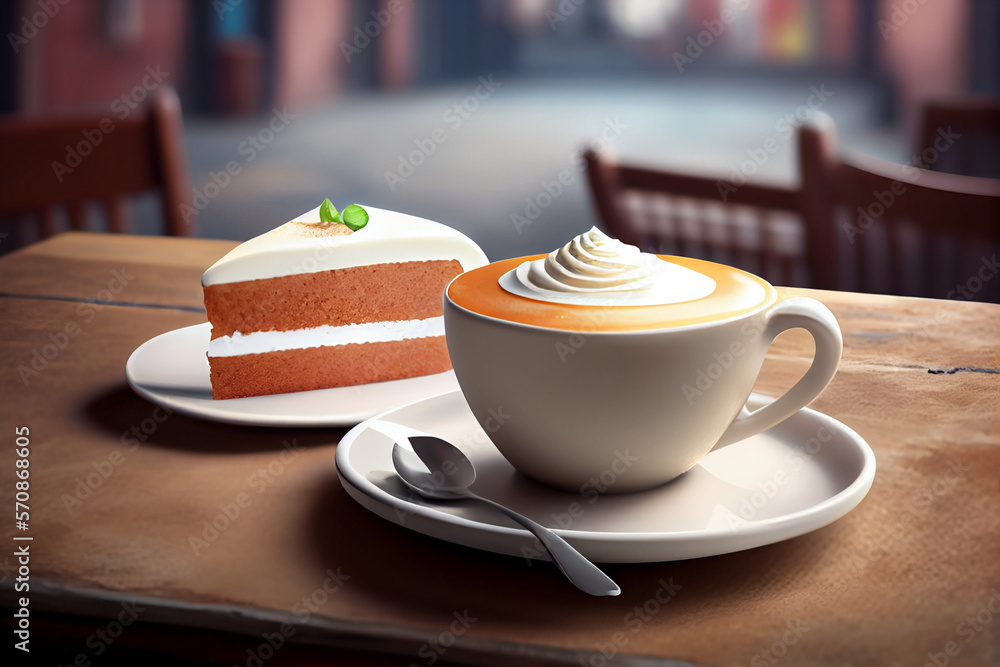 Latte created using MidJourney generative AI Latte created using MidJourney generative AI