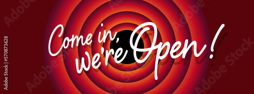 Come in, we're open