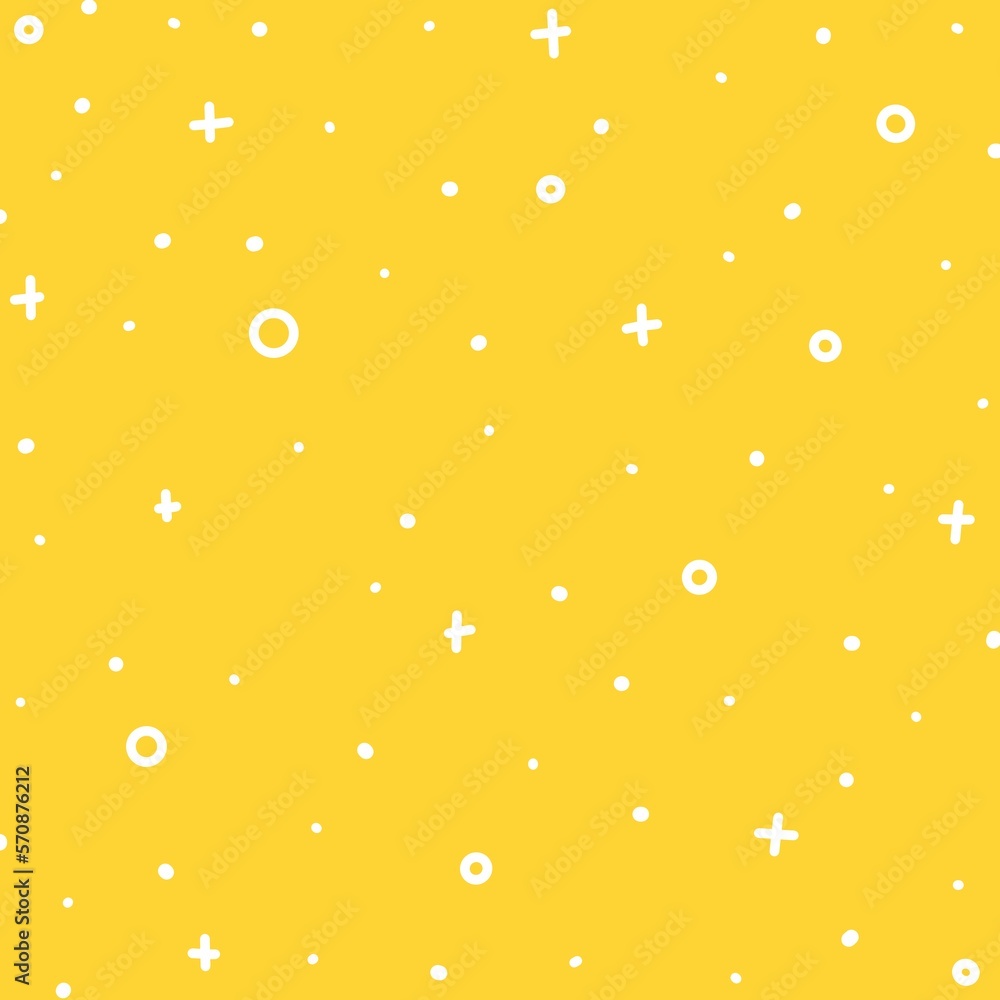 Yellow twinkling stars background.
