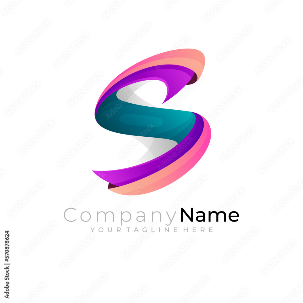 Letter S logo with modern design vector, company logos Letter S logo with modern design vector, company logos