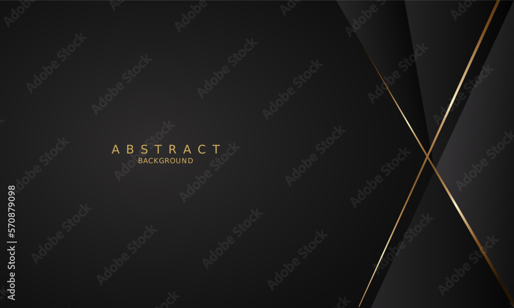 dark black luxury premium background and gold line. dark black luxury premium background and gold line.