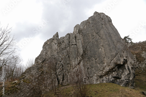 Bolechowice Gate - rock formation in Jura, Poland