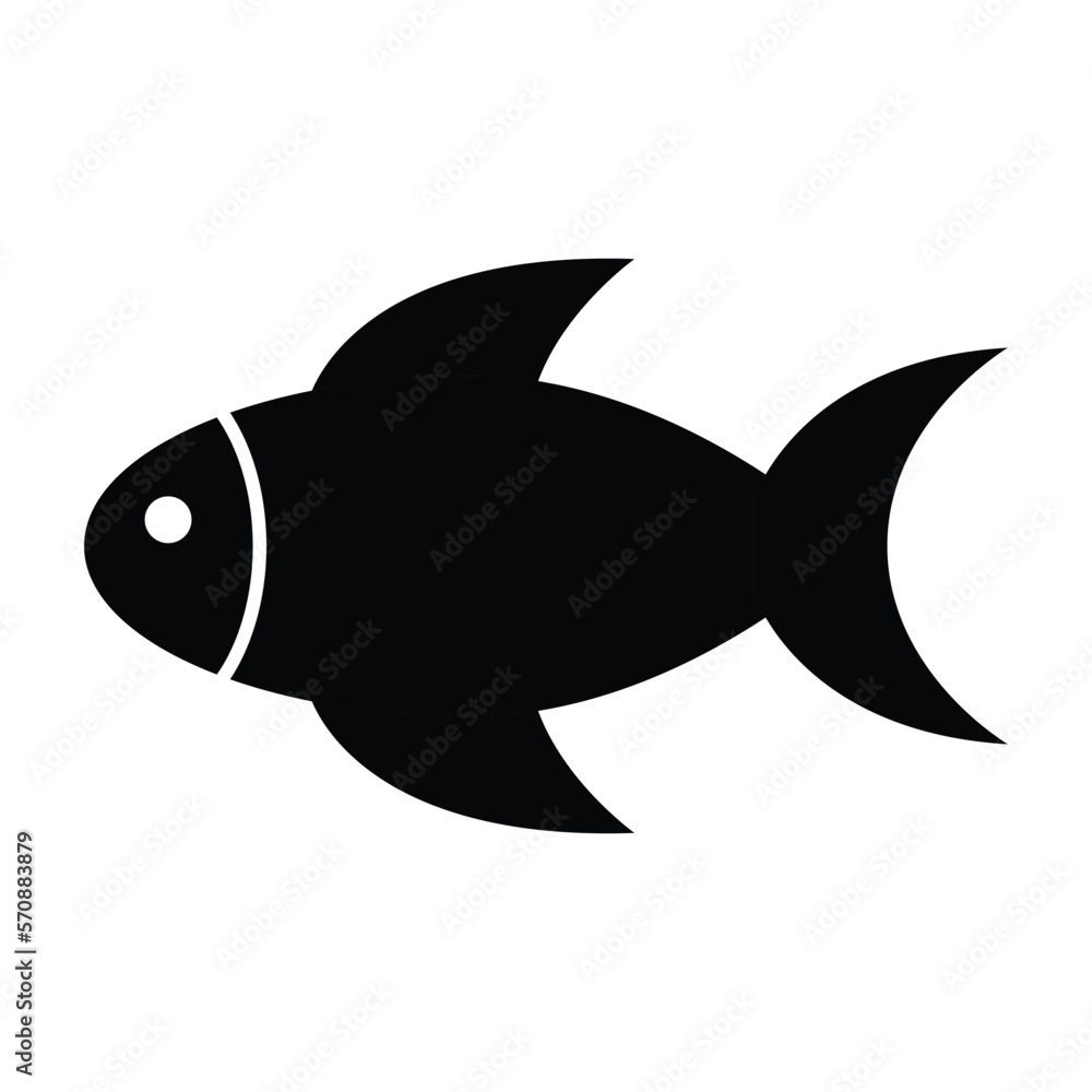 fish icon vector restaurant sign logo fish icon vector restaurant sign logo