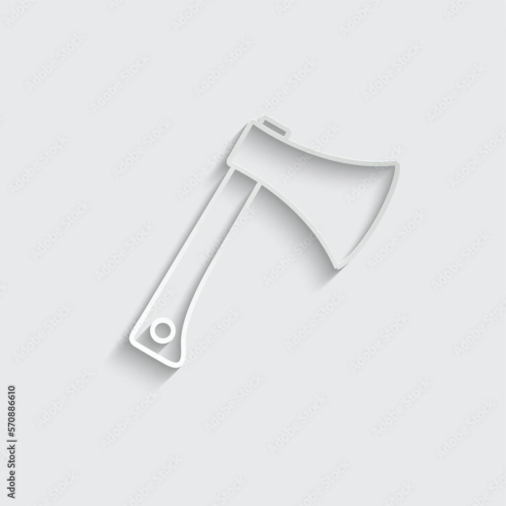 axe icon vector tool sign axe icon vector tool sign