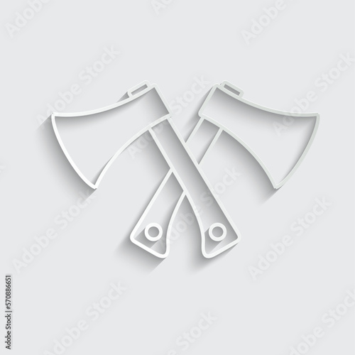 axe icon vector tool sign