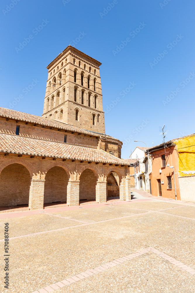 Church of San Lorenzo in Sahagun, province of Leon, Castile and Leon, Spain - June 2022