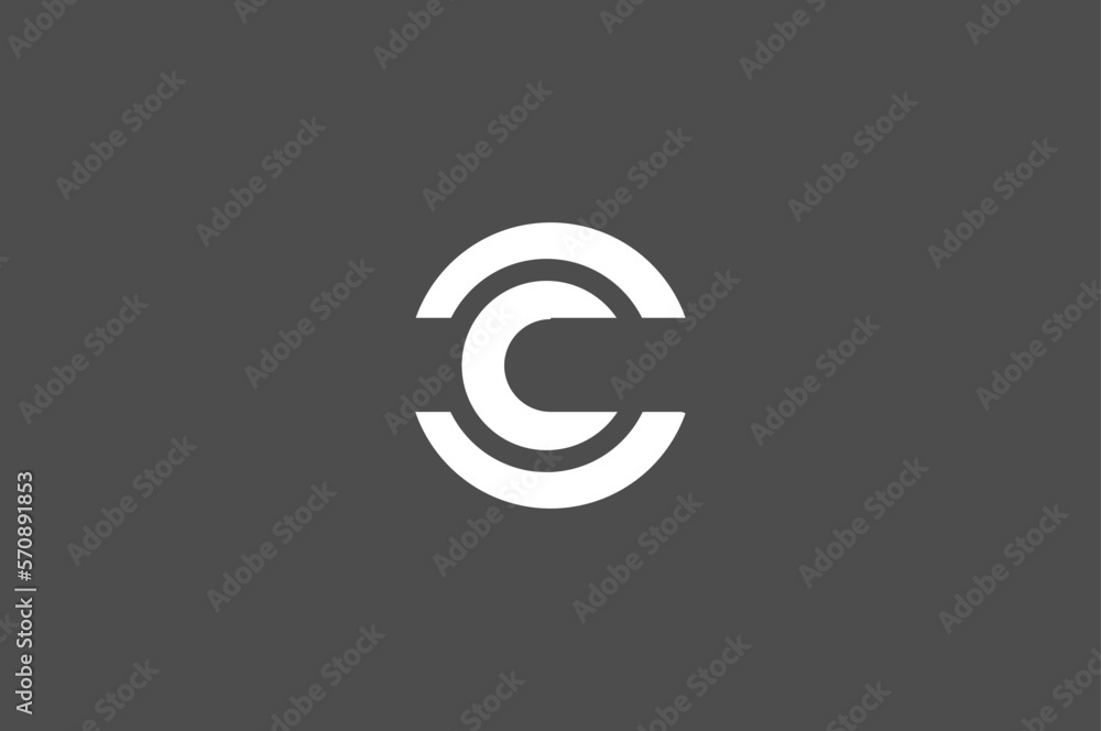 Illustration vector graphic of circle letter C Illustration vector graphic of circle letter C