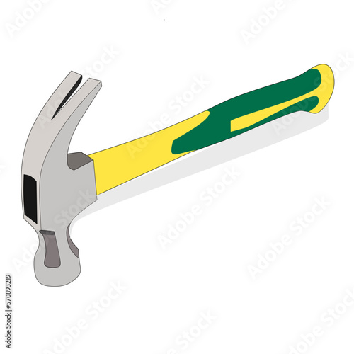white background hammer tool image