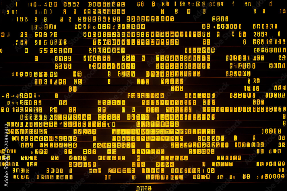 Digital binary code matrix background Digital binary code matrix background