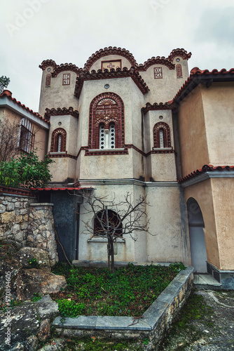 Monastery of Panagia in Markopoulos Oropou in Attica, Greece photo