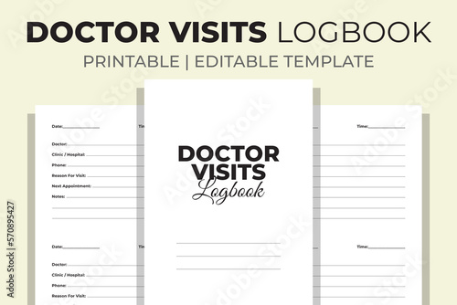 doctor visits logbook