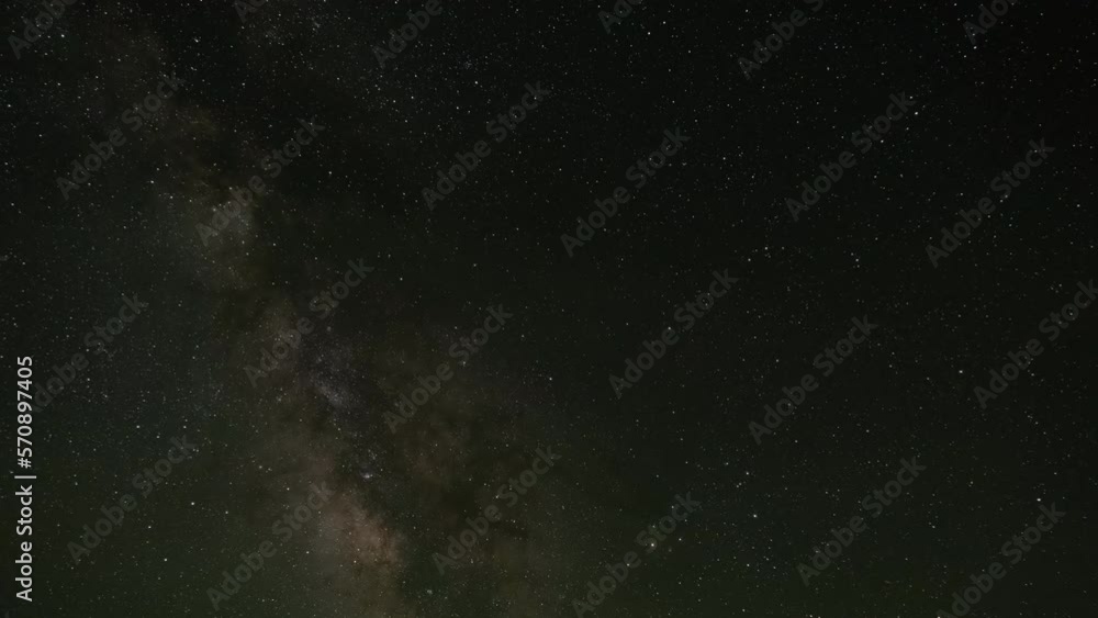 Beautiful night sky with milky way and stars, timelapse 4k Beautiful night sky with milky way and stars, timelapse 4k