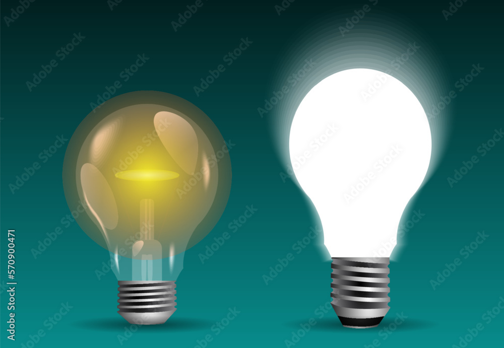 glowing bulbs light isolated on
background glowing bulbs light isolated on
background