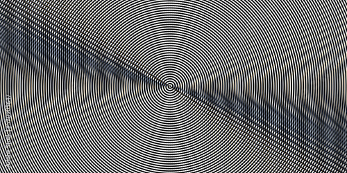 Projector lens background creative. Searchlight striped circles screen optical. Lamp flare glow. Fresnel lens pattern. Spotlight glass art texture.