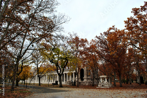 Photography autumn in the park