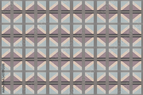 Serene Symmetry: A Calm and Cohesive Pattern Design