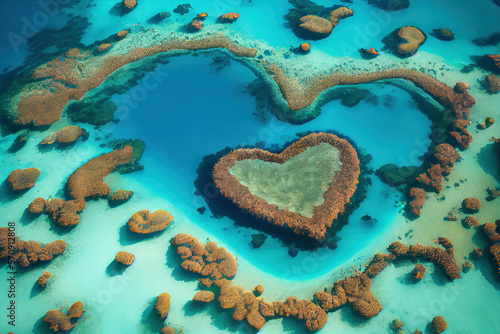 Heart Reef, Generative AI © fusebulb