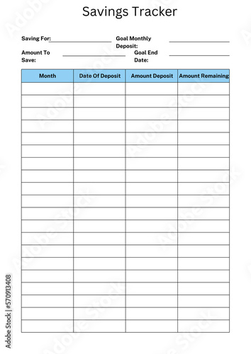 Saving Tracker 