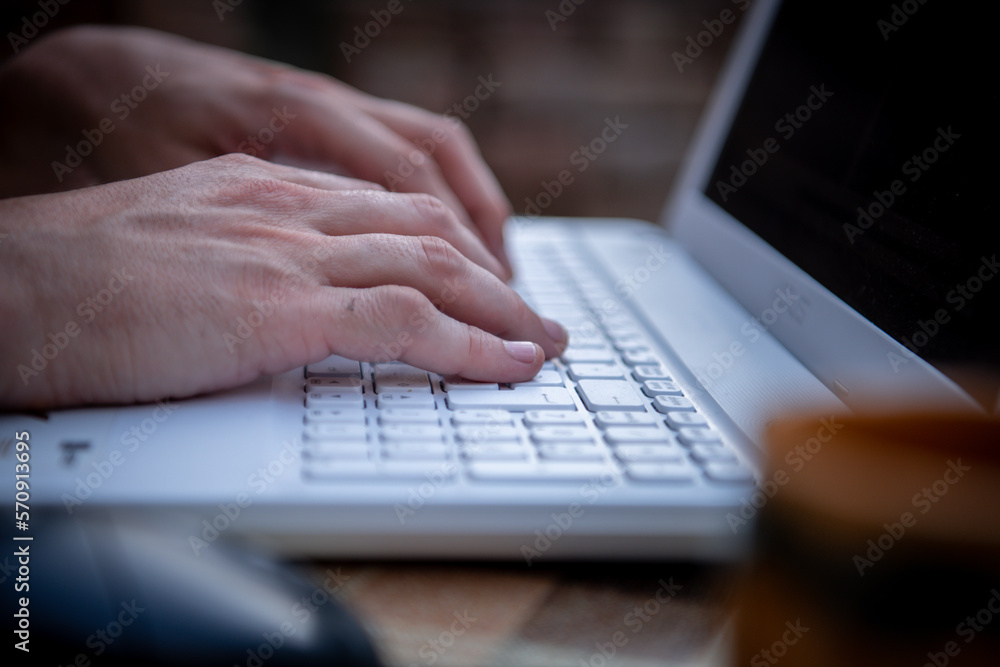 Man Using his Laptop Man Using his Laptop