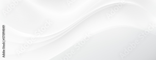 White and grey curves wave lines background texture, web design , banner , business concept. © tonstock