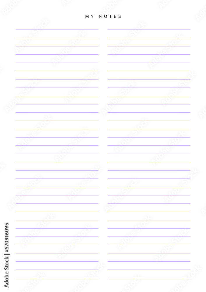 My note My note