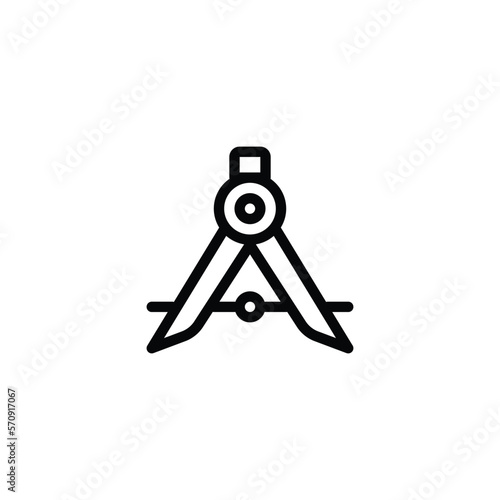 circle term icon. outline icon