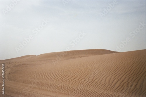 sand dunes and sky in Dubai