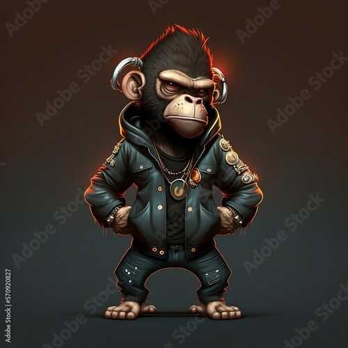 Mascot Character Monkey