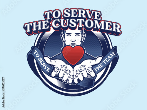 Connect Grow And Serve Symbol