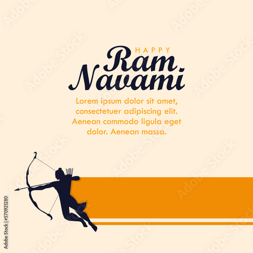 ram navami social media post template