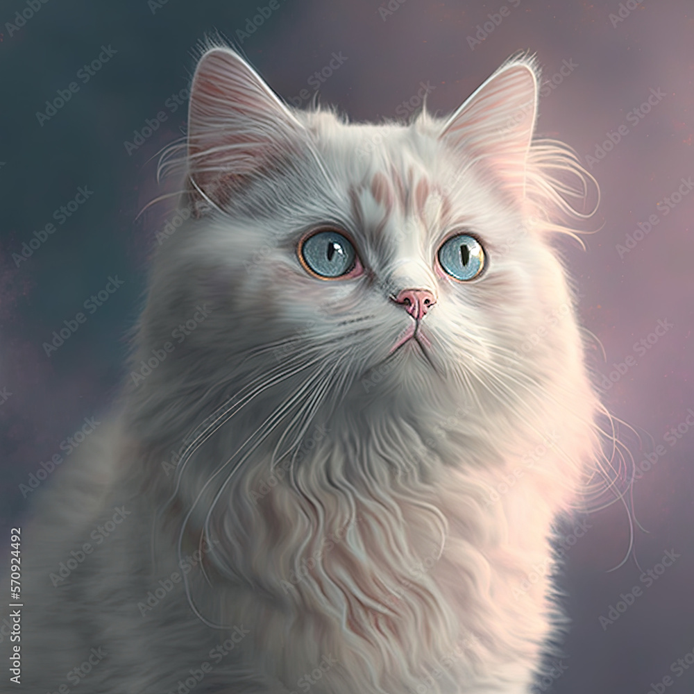 Pastel cat