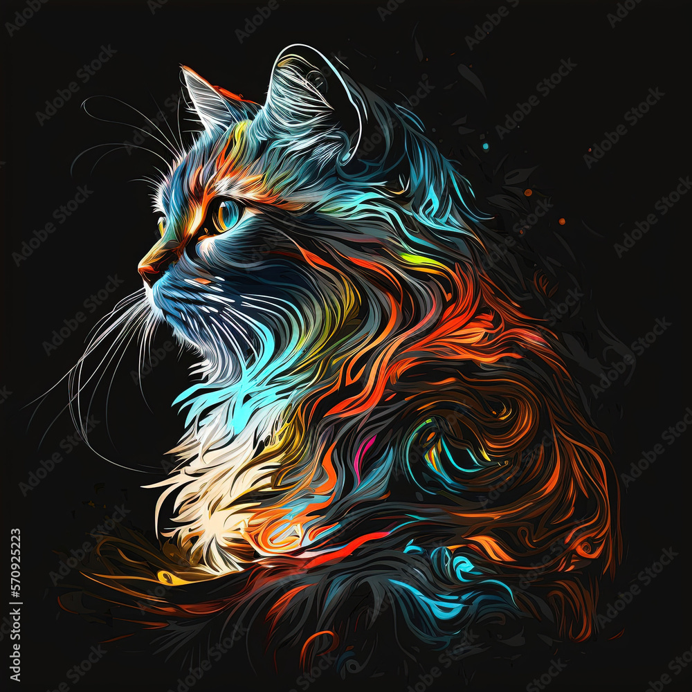 Secondary color cat
