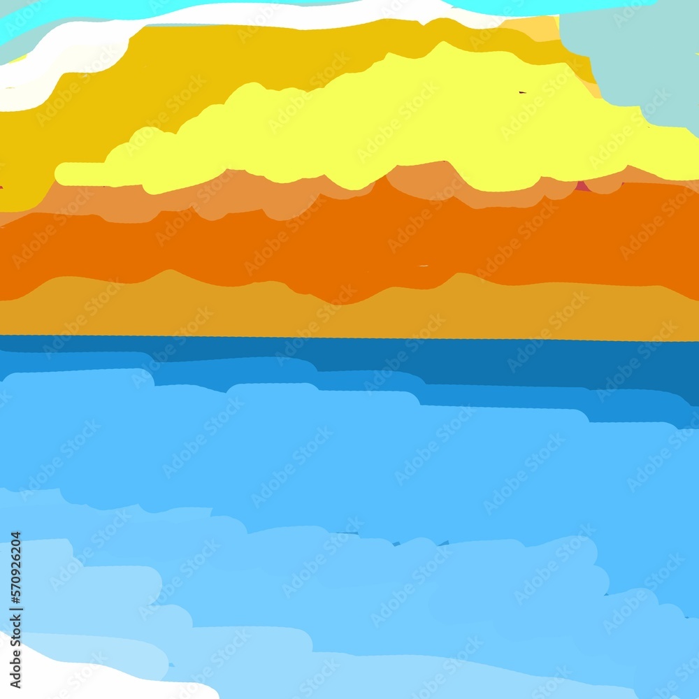 Beach background image in the afternoon with sky gradations
Beach background image in the afternoon with sky gradations