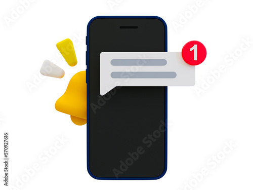Canvastavla 3d minimal Notify of unread messages