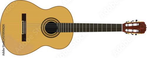 Hyperreal Classic guitar Vector	