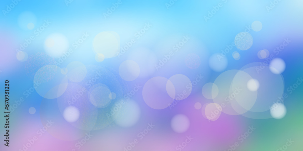 Fototapeta premium Vector spring background, bokeh effect