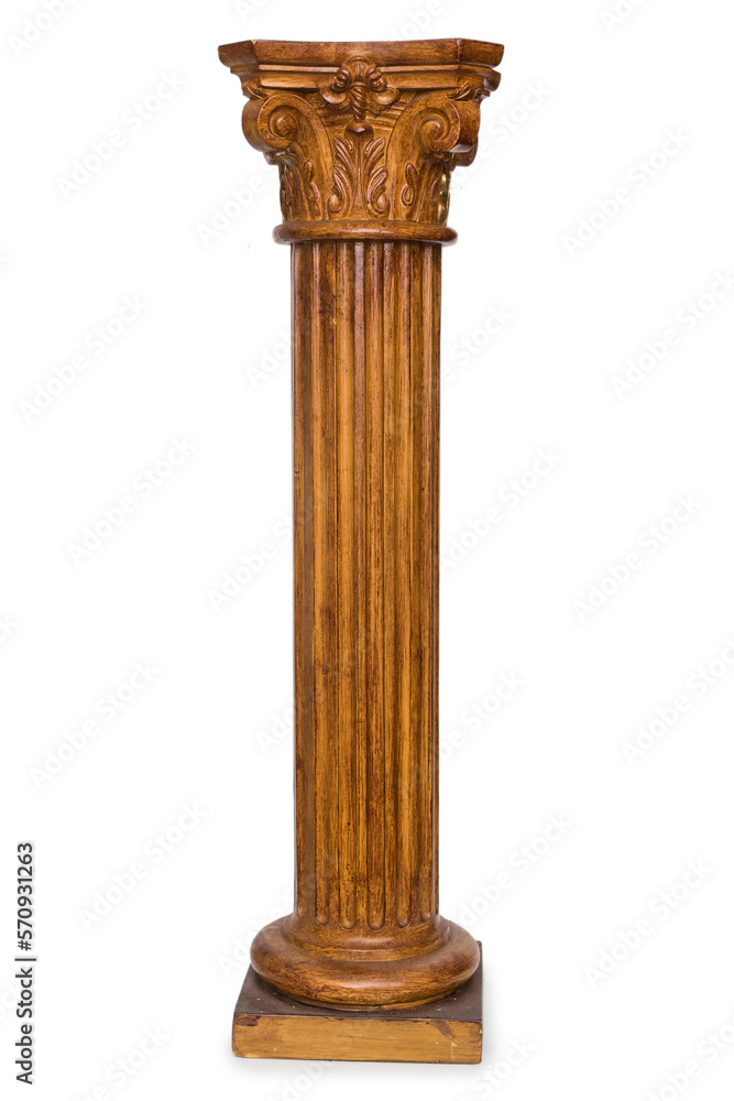 Golden stone column Golden stone column