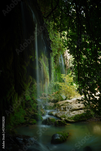 Picturesque Kursunlu waterfall in Turkey 