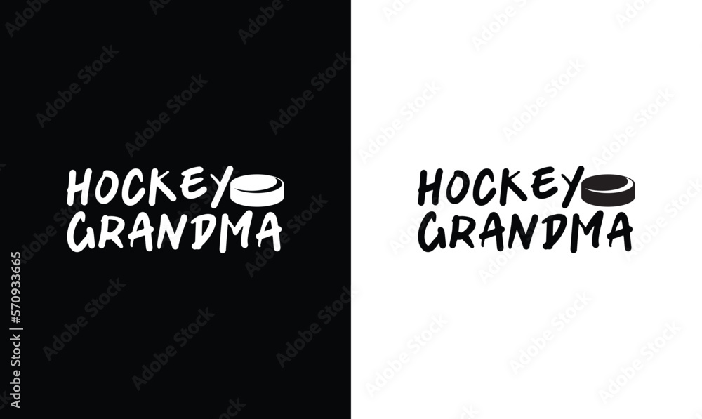 Hockey Grandma T shirt design, typography Hockey Grandma T shirt design, typography