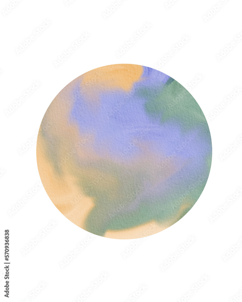 circle stain watercolor art circle stain watercolor art