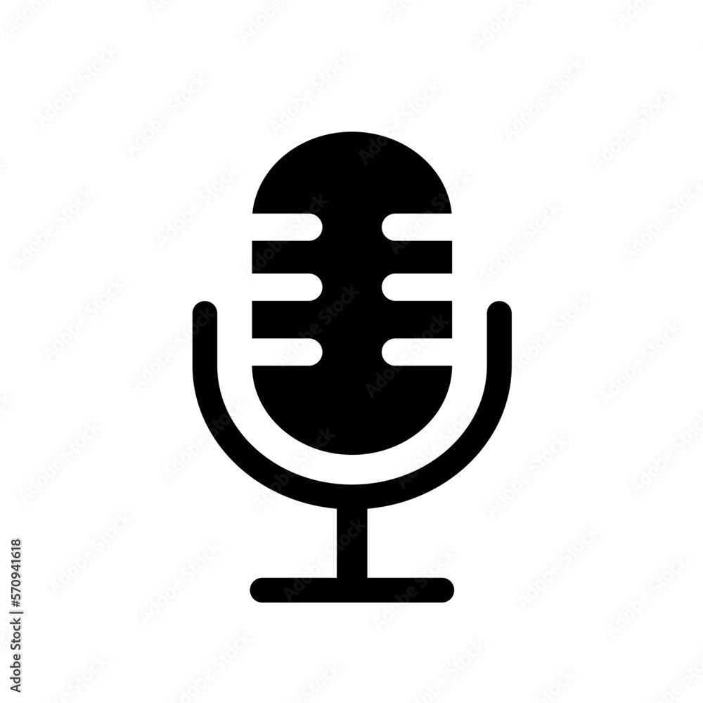 microphone - vector icon microphone - vector icon